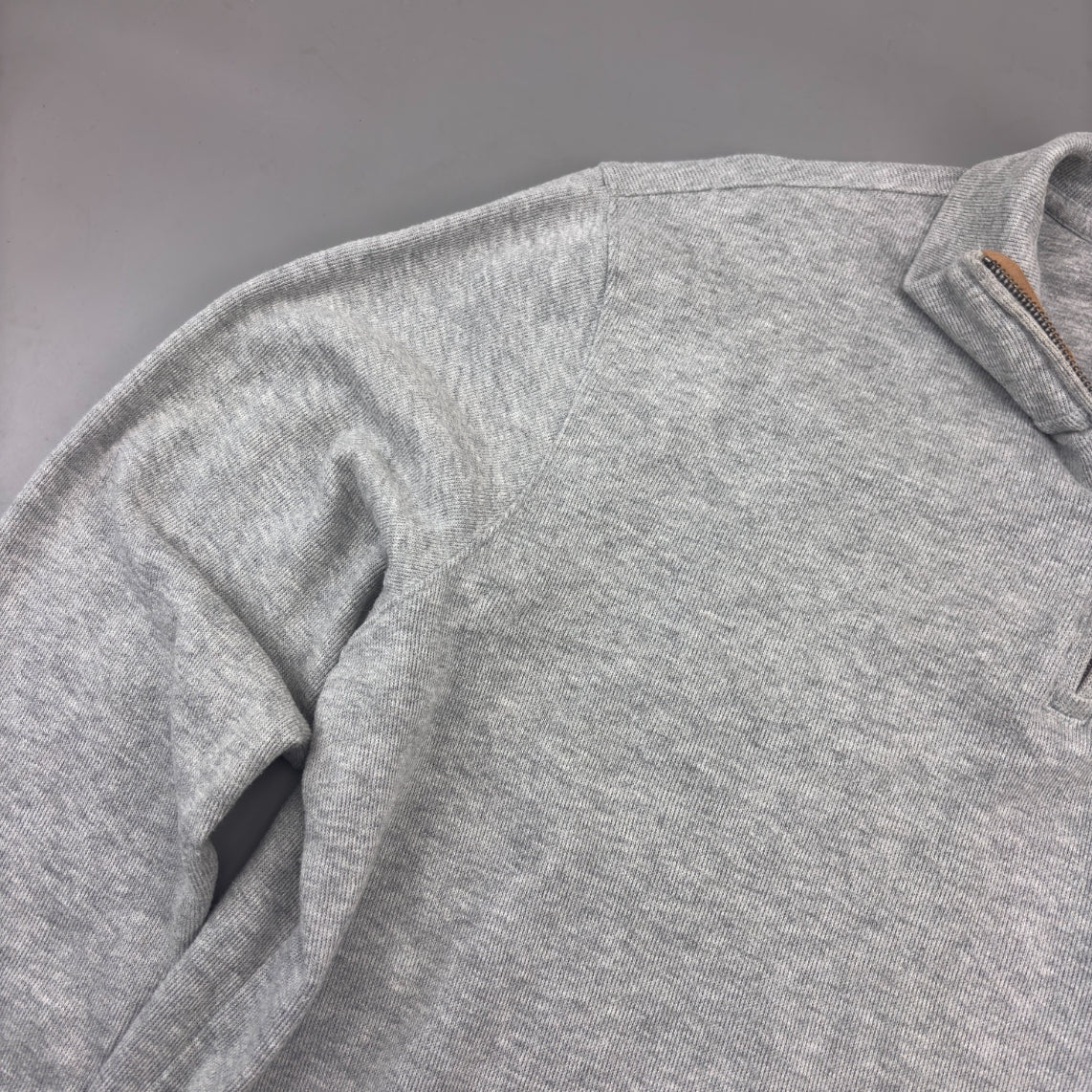 Grey Ralph Lauren Half Zip - Men L - Very Good - Revaleur