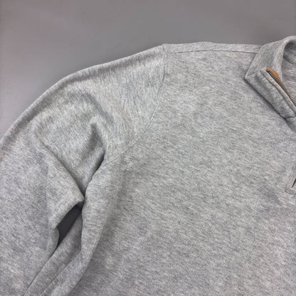 Grey Ralph Lauren Half Zip - Men L - Very Good - Revaleur