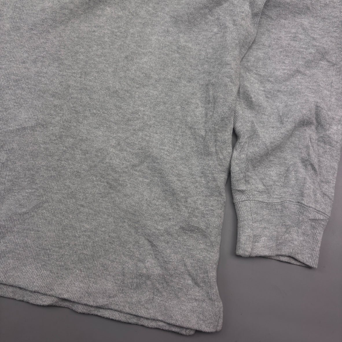 Grey Ralph Lauren Half Zip - Men L - Very Good - Revaleur