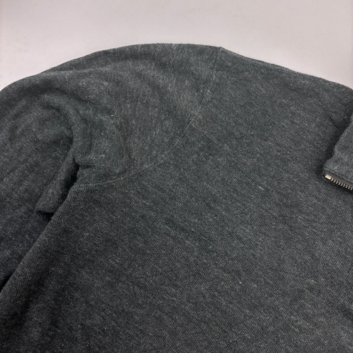 Grey Ralph Lauren Half Zip - Men XL - Very Good - Revaleur
