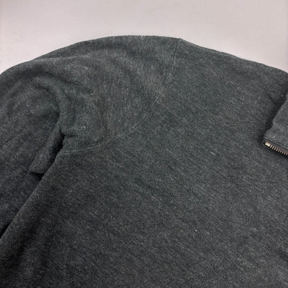 Grey Ralph Lauren Half Zip - Men XL - Very Good - Revaleur