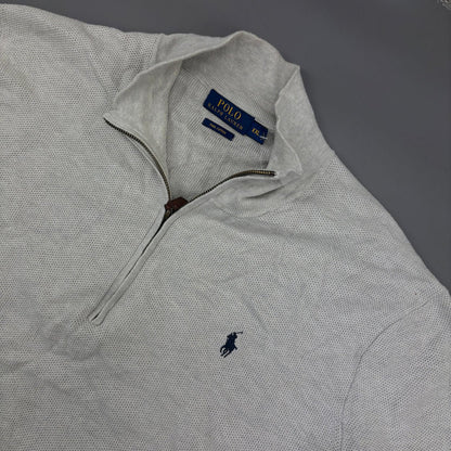 Grey Ralph Lauren Half Zip - Men XXL - Very Good - Revaleur
