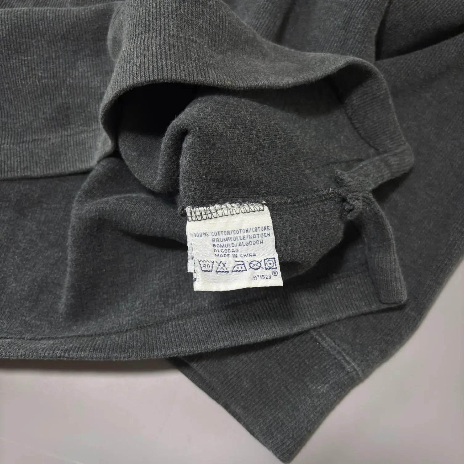 Grey Ralph Lauren Half Zip Sweater - L - Excellent Condition - Revaleur