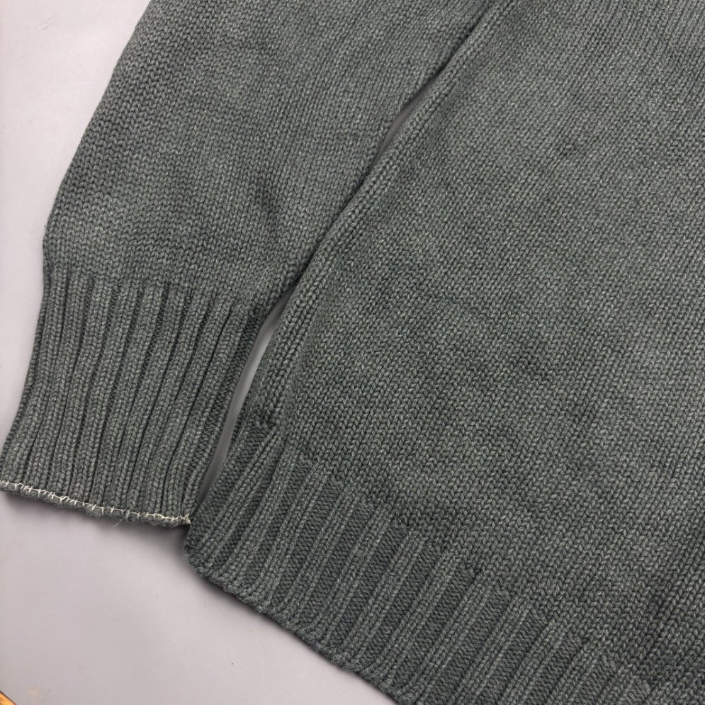 Grey Ralph Lauren Knitted Sweater - M - Very Good - Revaleur