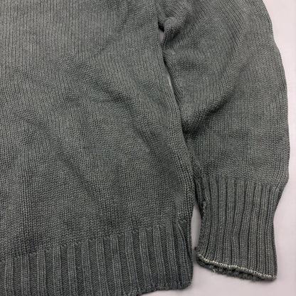 Grey Ralph Lauren Knitted Sweater - M - Very Good - Revaleur