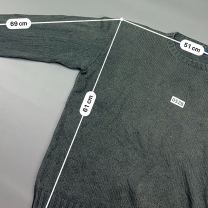 Grey Ralph Lauren Knitted Sweater - M - Very Good - Revaleur