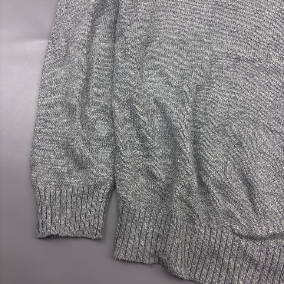 Grey Ralph Lauren Knitted Sweater - M - Very Good - Revaleur