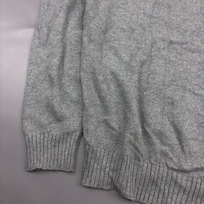 Grey Ralph Lauren Knitted Sweater - M - Very Good - Revaleur