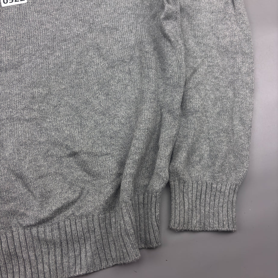 Grey Ralph Lauren Knitted Sweater - M - Very Good - Revaleur