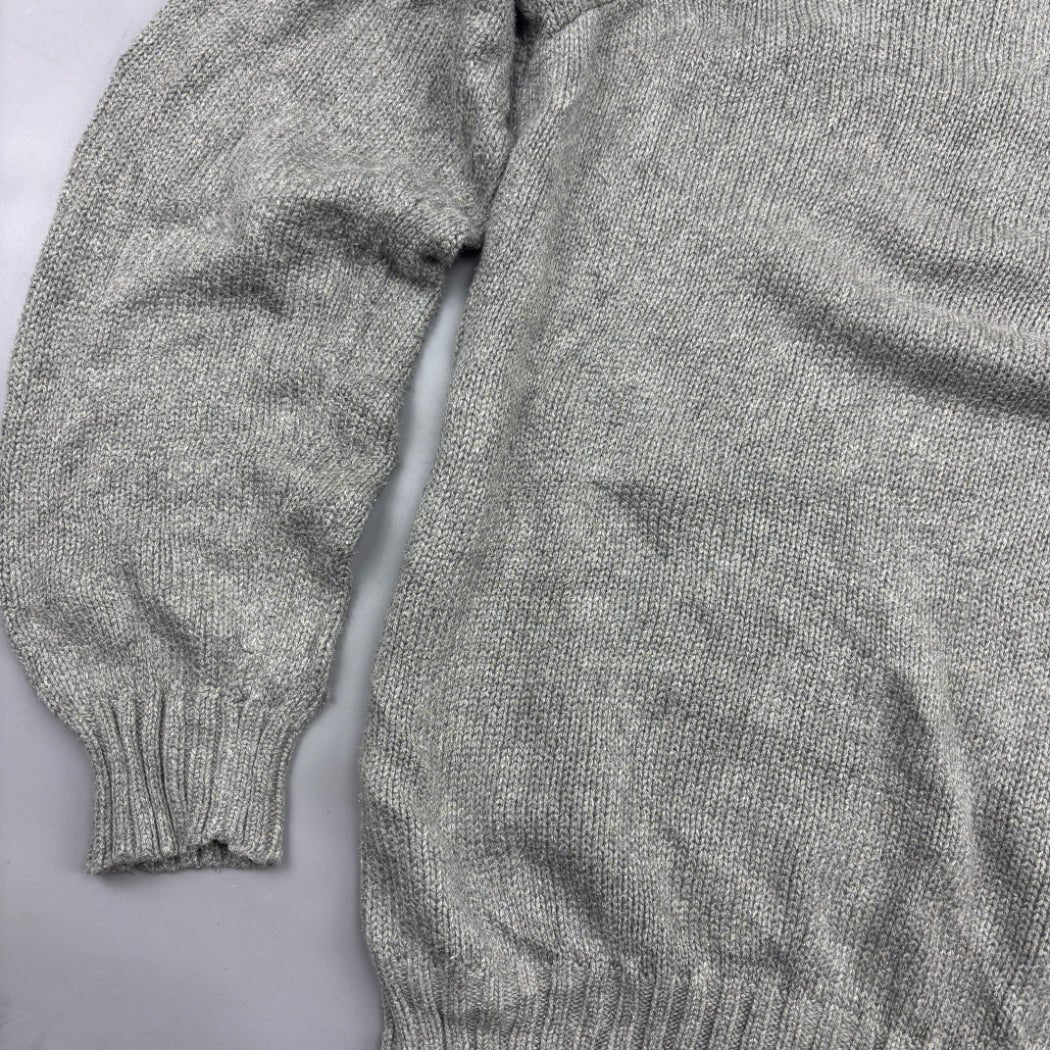 Grey Ralph Lauren Knitted Sweater - Men L - Very Good - Revaleur