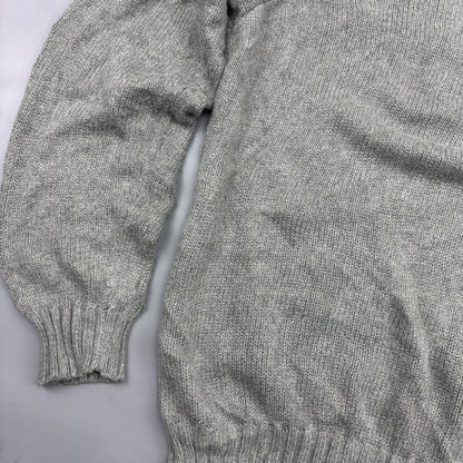 Grey Ralph Lauren Knitted Sweater - Men L - Very Good - Revaleur