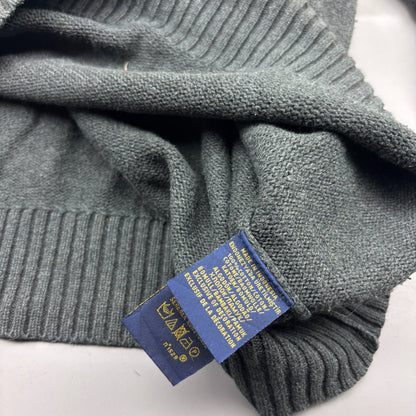 Grey Ralph Lauren Knitted Sweater - Men XXL - Very Good - Revaleur