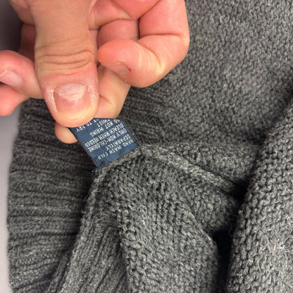 Grey Ralph Lauren Knitted Sweater - Men XXL - Very Good - Revaleur