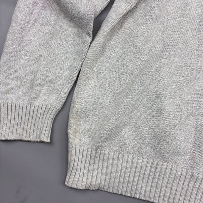 Grey Ralph Lauren Knitted Sweater - Men XXL - Very Good - Revaleur