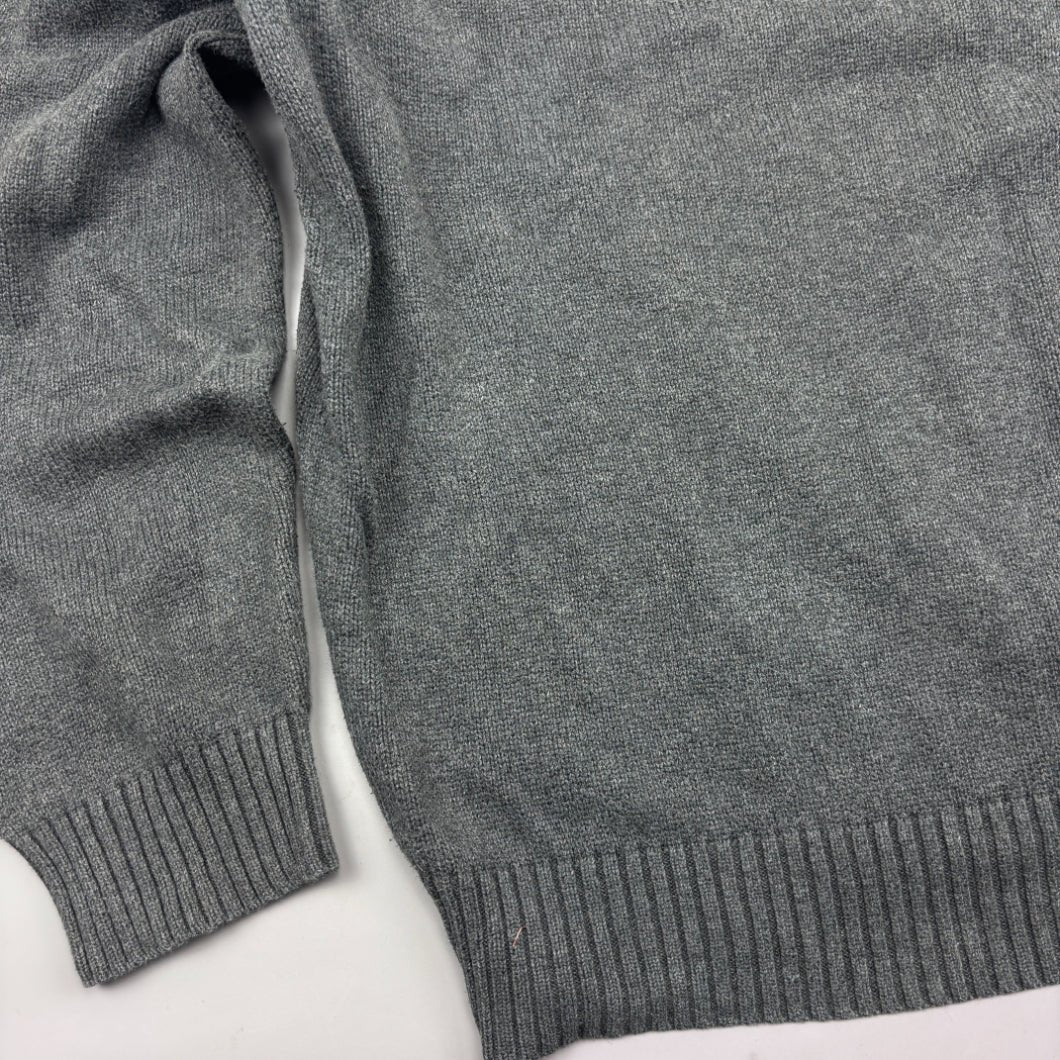 Grey Ralph Lauren Knitted Sweater - Men XXL - Very Good - Revaleur