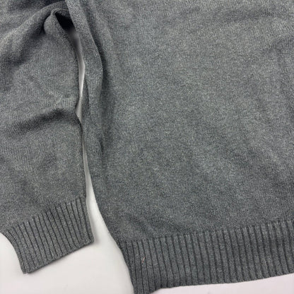 Grey Ralph Lauren Knitted Sweater - Men XXL - Very Good - Revaleur