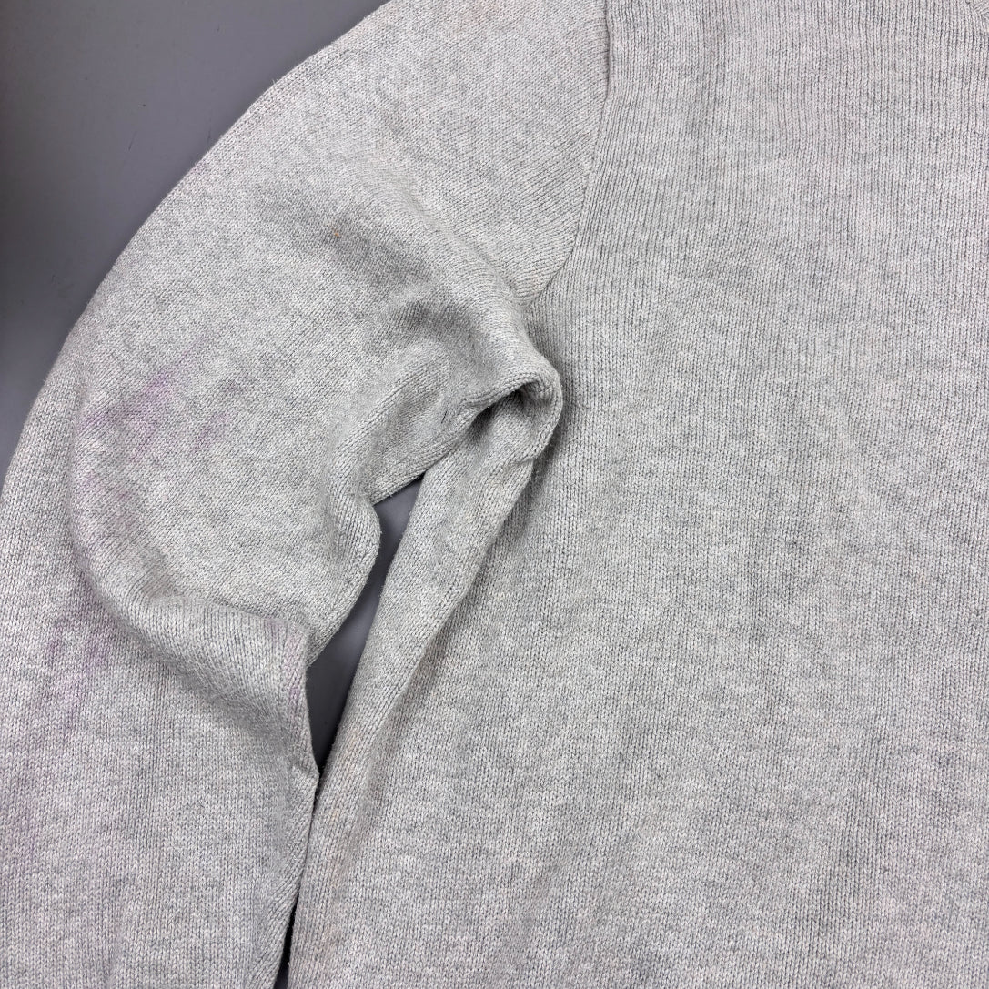 Grey Ralph Lauren Knitted Sweater - Men XXL - Very Good - Revaleur