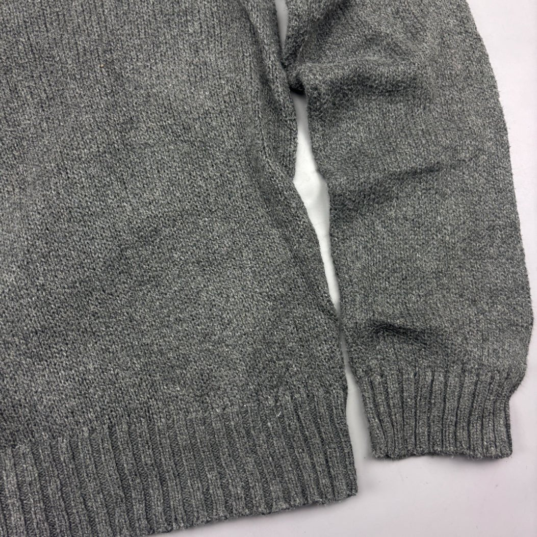 Grey Ralph Lauren Knitted Sweater - Men XXL - Very Good - Revaleur