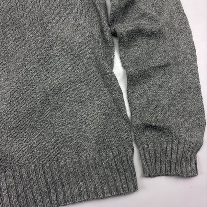 Grey Ralph Lauren Knitted Sweater - Men XXL - Very Good - Revaleur