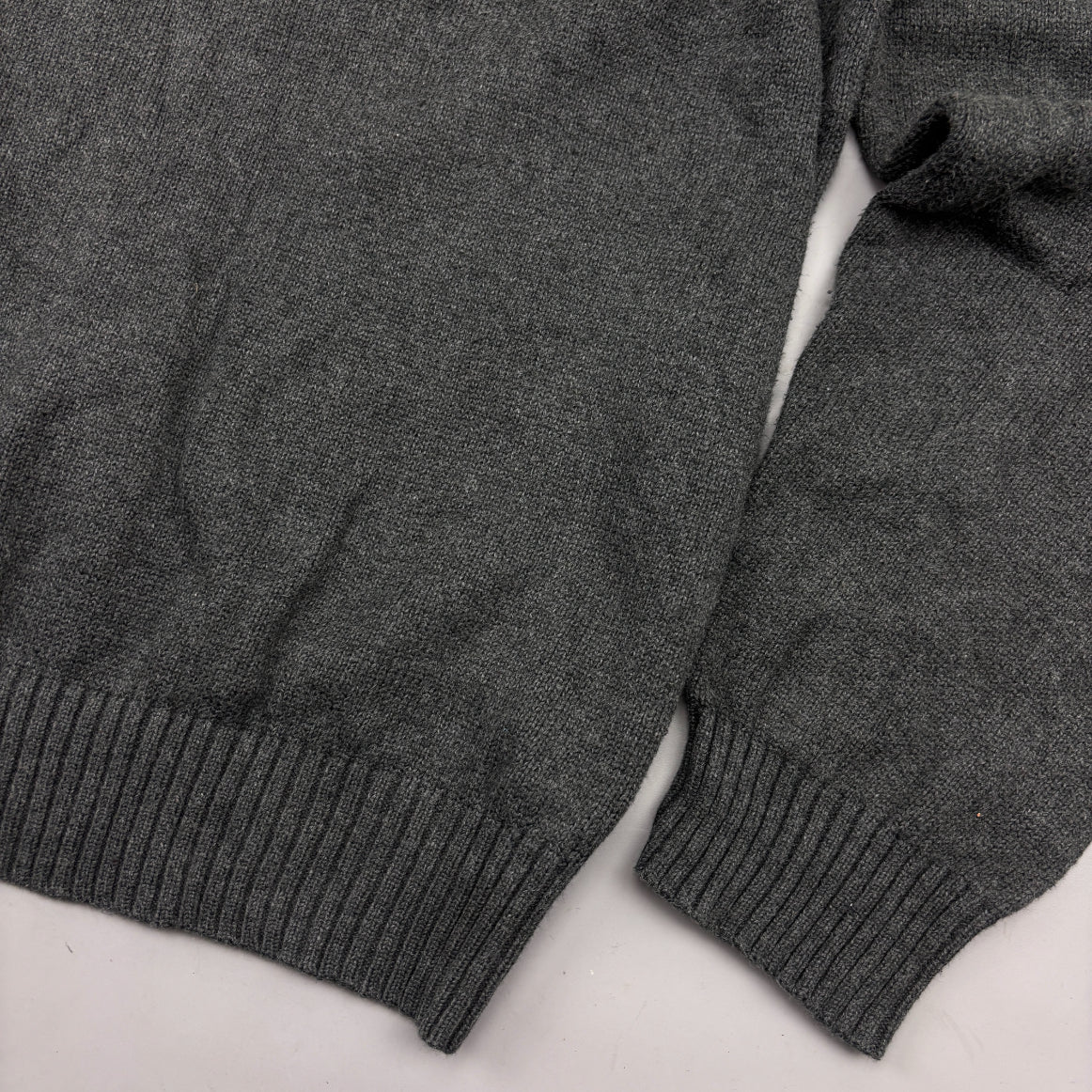 Grey Ralph Lauren Knitted Sweater - Men XXL - Very Good - Revaleur
