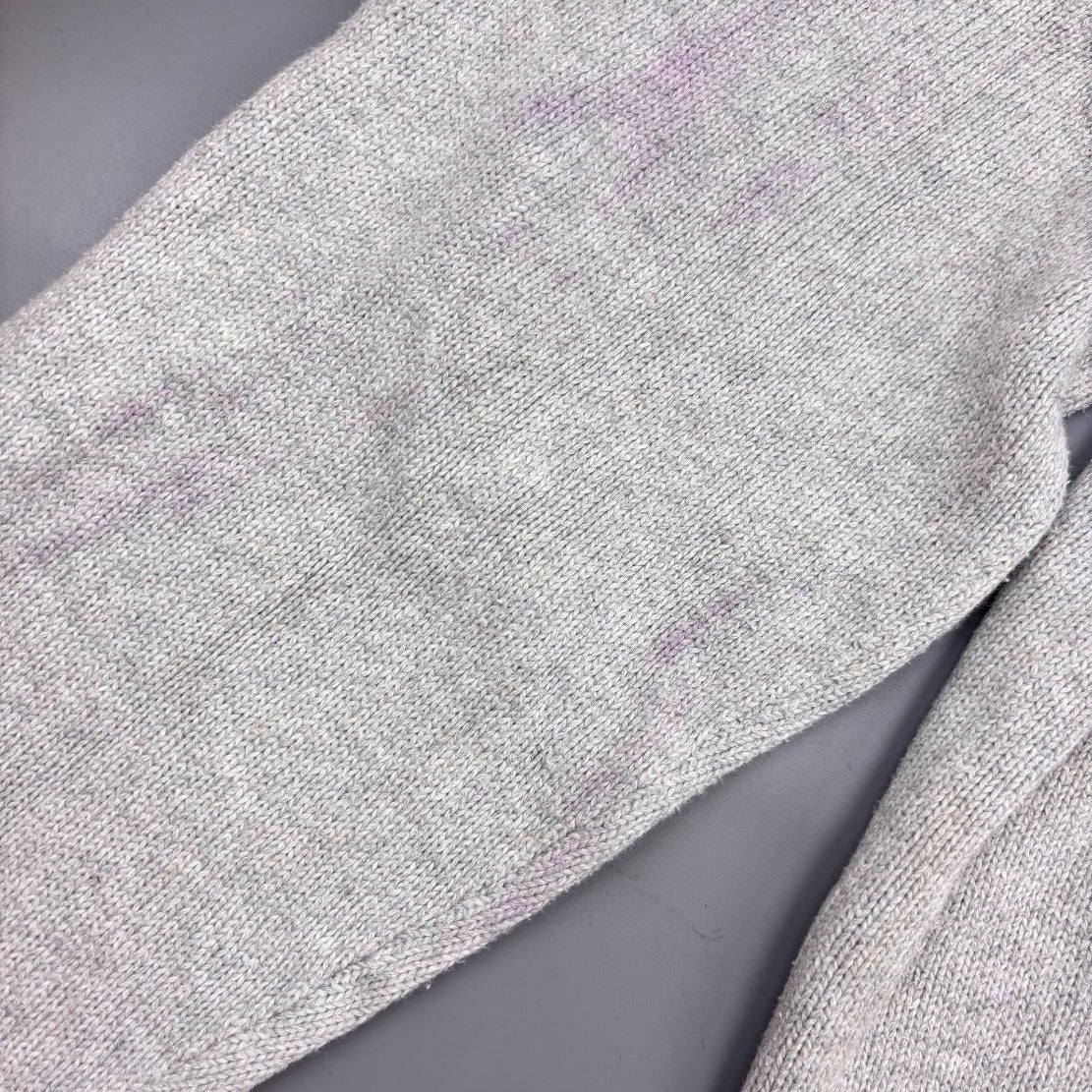 Grey Ralph Lauren Knitted Sweater - Men XXL - Very Good - Revaleur