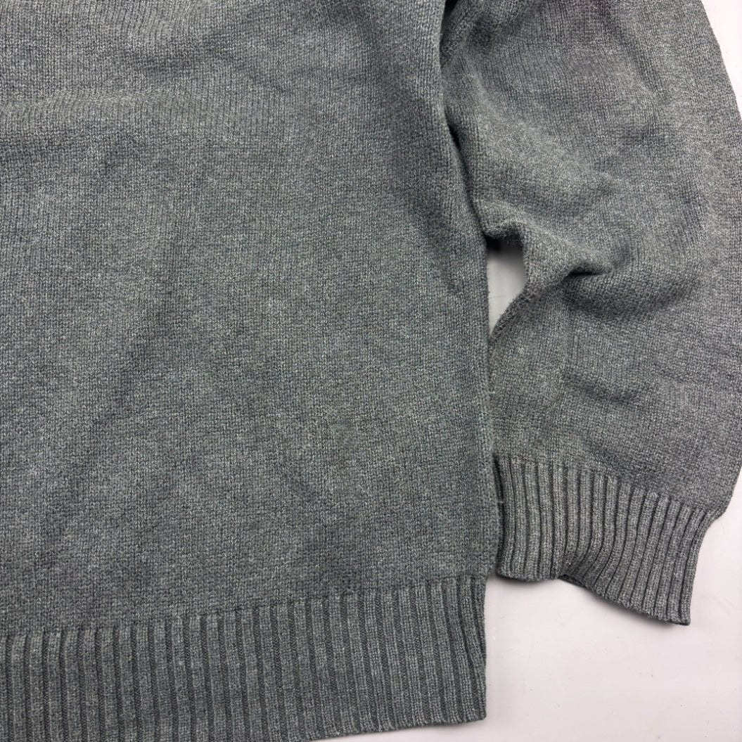 Grey Ralph Lauren Knitted Sweater - Men XXL - Very Good - Revaleur