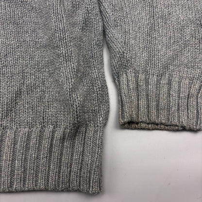 Grey Ralph Lauren Knitted Sweater - XL - Very Good - Revaleur