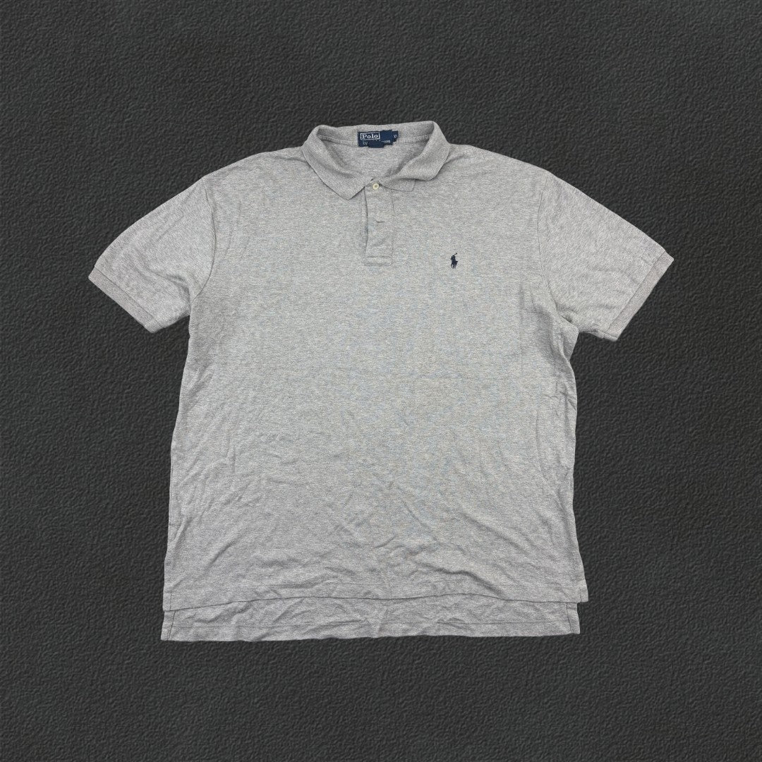 Grey Ralph Lauren Polo Shirt - Men XL - Very Good - Revaleur