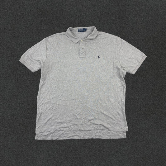 Grey Ralph Lauren Polo Shirt - Men XL - Very Good - Revaleur