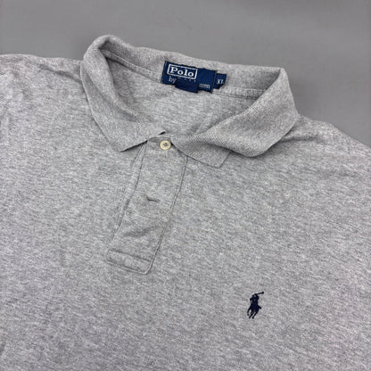 Grey Ralph Lauren Polo Shirt - Men XL - Very Good - Revaleur