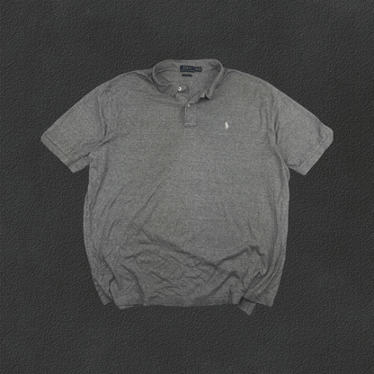Grey Ralph Lauren Polo Shirt - Men XXL - Very Good - Revaleur