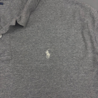 Grey Ralph Lauren Polo Shirt - Men XXL - Very Good - Revaleur