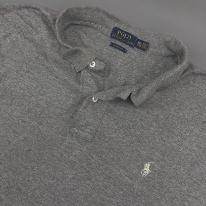 Grey Ralph Lauren Polo Shirt - Men XXL - Very Good - Revaleur