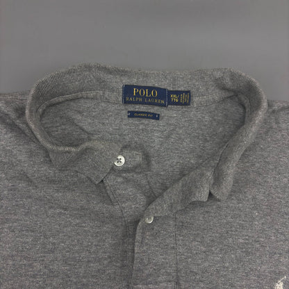 Grey Ralph Lauren Polo Shirt - Men XXL - Very Good - Revaleur