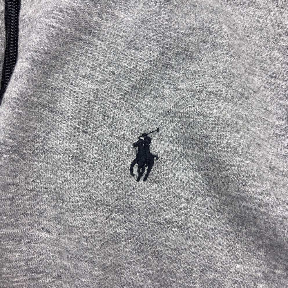 Grey Ralph Lauren Zip Vest - L - New - Revaleur