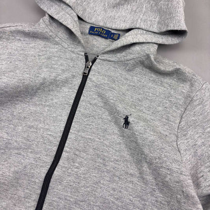 Grey Ralph Lauren Zip Vest - L - New - Revaleur