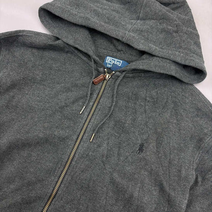Grey Ralph Lauren Zip Vest - L - New - Revaleur
