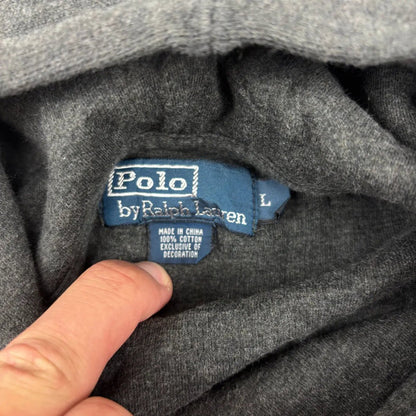 Grey Ralph Lauren Zip Vest - L - New - Revaleur