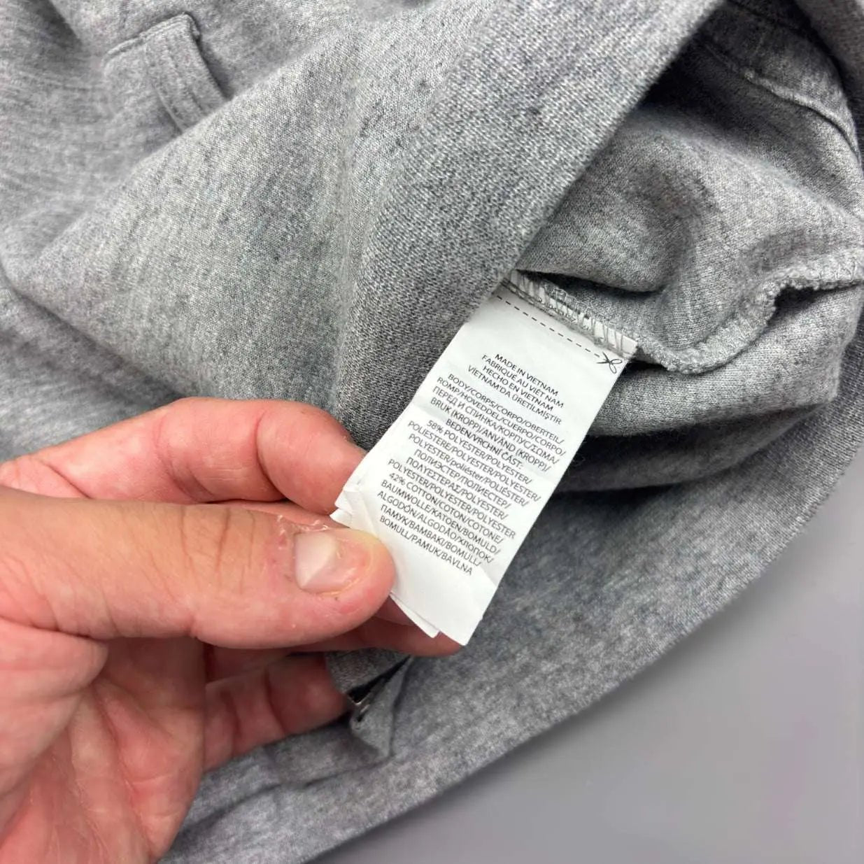 Grey Ralph Lauren Zip Vest - L - New - Revaleur