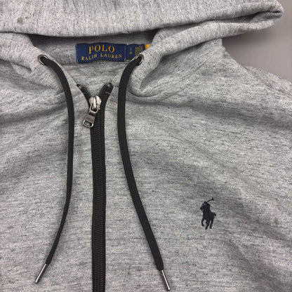 Grey Ralph Lauren Zip Vest - L - Very Good - Revaleur