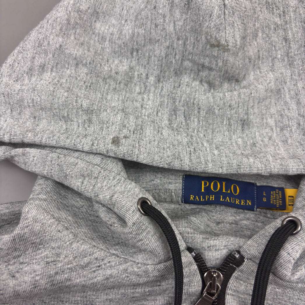 Grey Ralph Lauren Zip Vest - L - Very Good - Revaleur