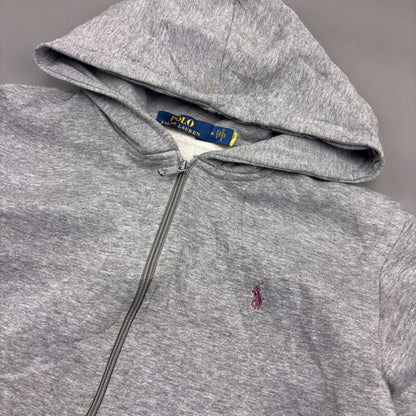 Grey Ralph Lauren Zip Vest - M - Very Good - Revaleur