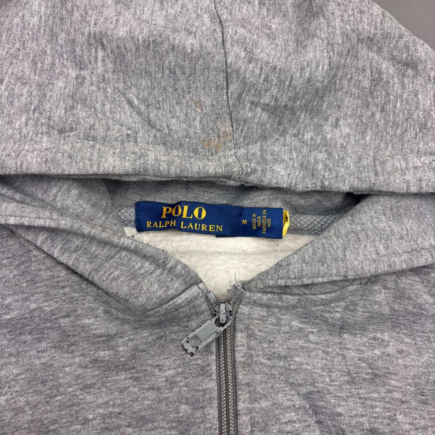 Grey Ralph Lauren Zip Vest - M - Very Good - Revaleur