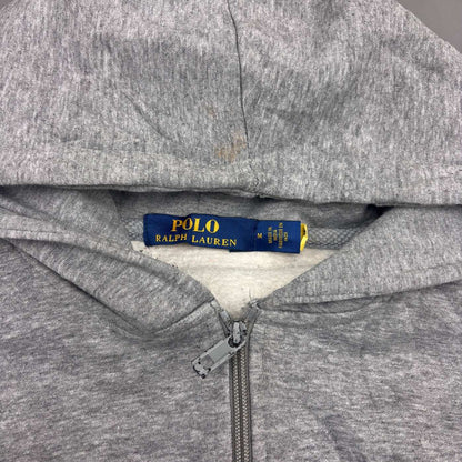 Grey Ralph Lauren Zip Vest - M - Very Good - Revaleur