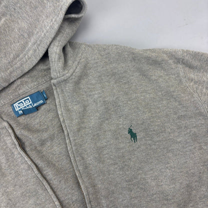 Grey Ralph Lauren Zip Vest - Men L - Good - Revaleur