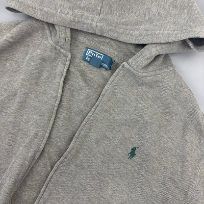 Grey Ralph Lauren Zip Vest - Men L - Good - Revaleur