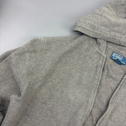 Grey Ralph Lauren Zip Vest - Men L - Good - Revaleur