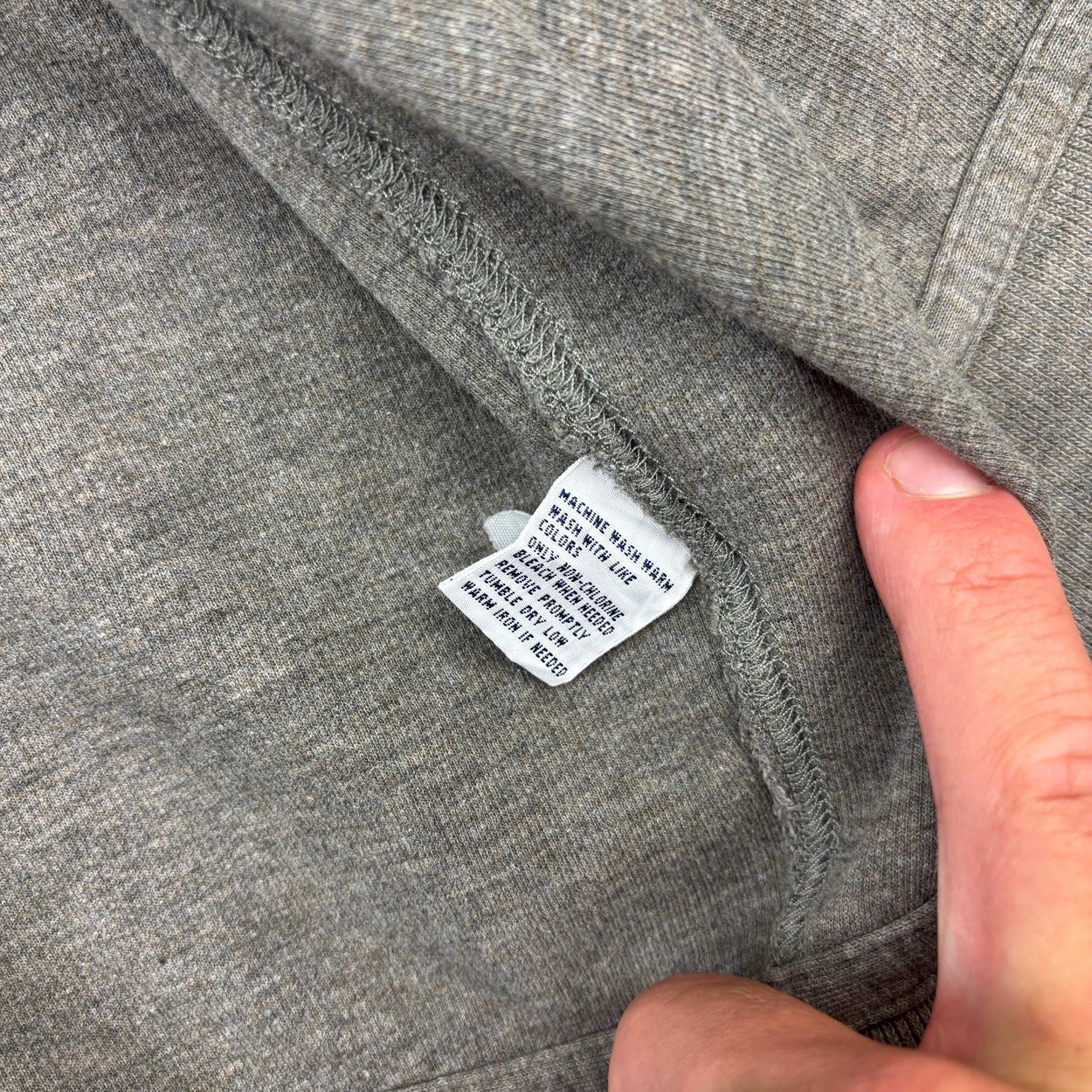 Grey Ralph Lauren Zip Vest - Men L - Good - Revaleur