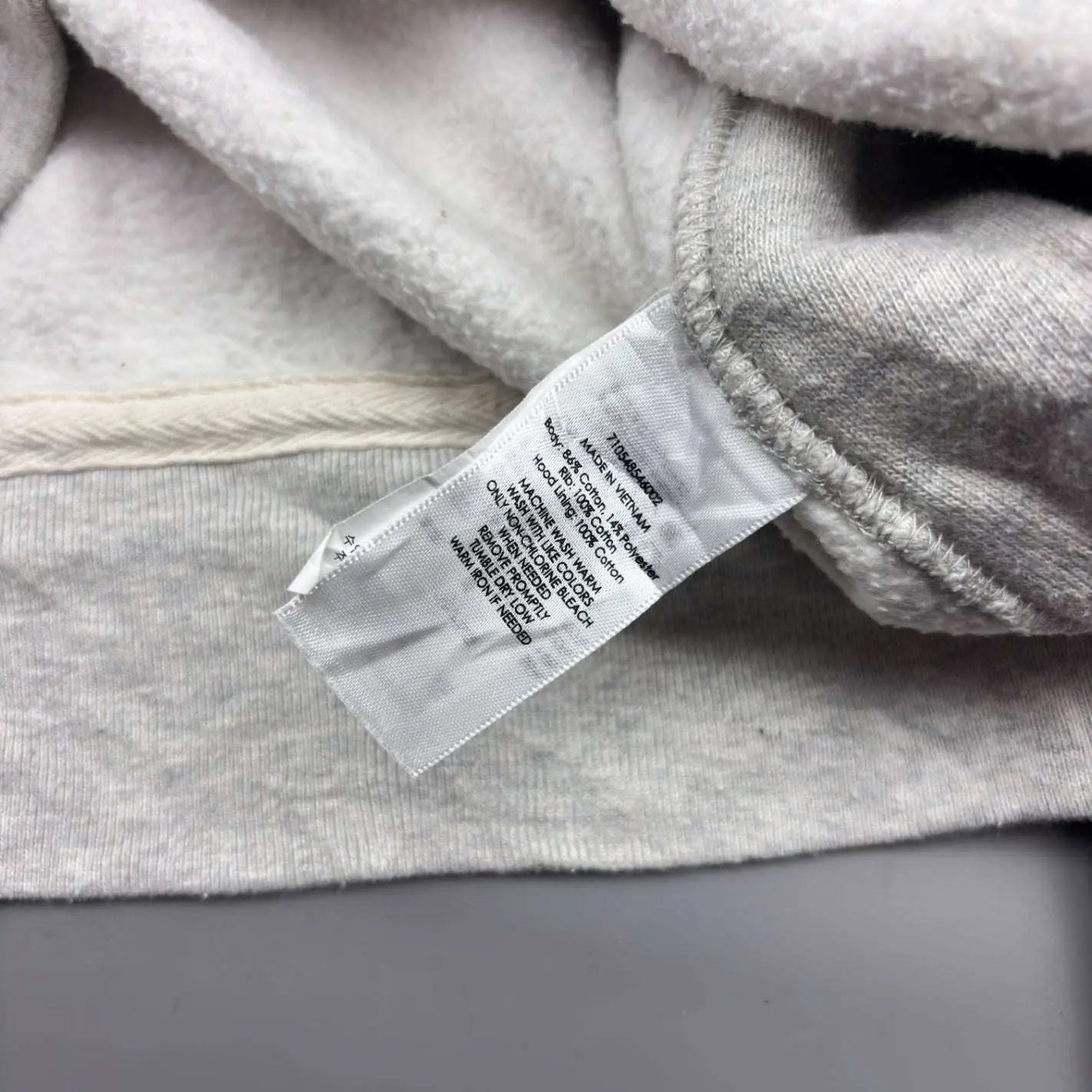 Grey Ralph Lauren Zip Vest - Men L - Very Good - Revaleur