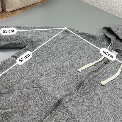 Grey Ralph Lauren Zip Vest - Men L - Very Good - Revaleur